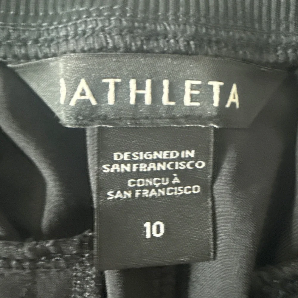 ATHLETA Brooklyn Ankle Pant Black Pants 10 Stretch Tapered Travel #198671 $99 - Picture 8 of 12